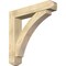Ekena Millwork Thorton Craftsman Rough Sawn Bracket w/ Offset Brace, Douglas Fir, 8"W x 42"D x 42"H BKT0806X42X42THR04RDF - alternate 1